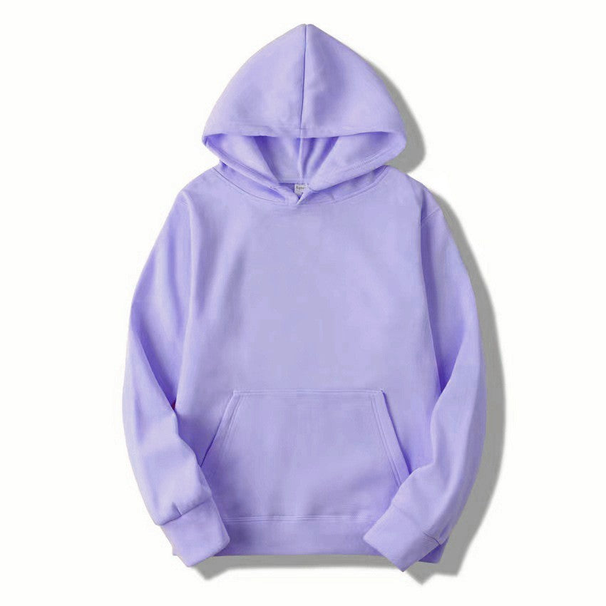 Solid Color Hooded Sweater For Men And Women