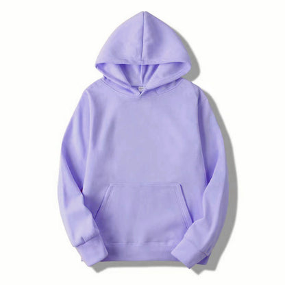 Solid Color Hooded Sweater For Men And Women