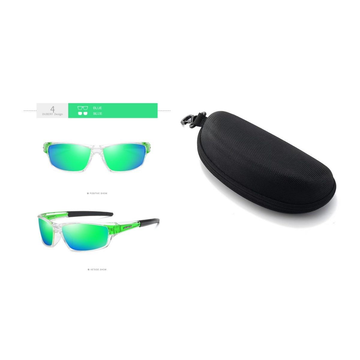 Retro Polarized D620 Sports Men Riding Sun Glasses