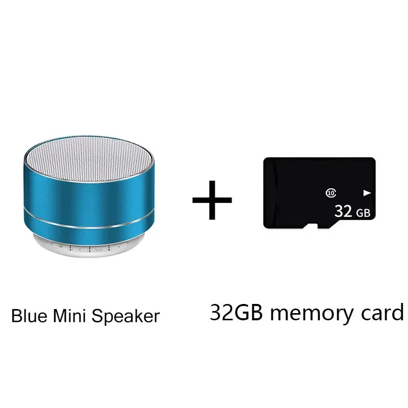 2025 Portable A10 Wireless Bluetooth Mini Speaker Small Steel Cannon Subwoofer  Colorful  Mini Gift Card Bluetooth Speaker