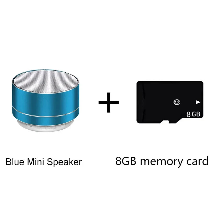2025 Portable A10 Wireless Bluetooth Mini Speaker Small Steel Cannon Subwoofer  Colorful  Mini Gift Card Bluetooth Speaker