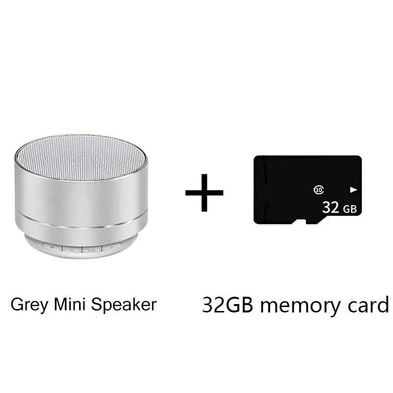 2025 Portable A10 Wireless Bluetooth Mini Speaker Small Steel Cannon Subwoofer  Colorful  Mini Gift Card Bluetooth Speaker