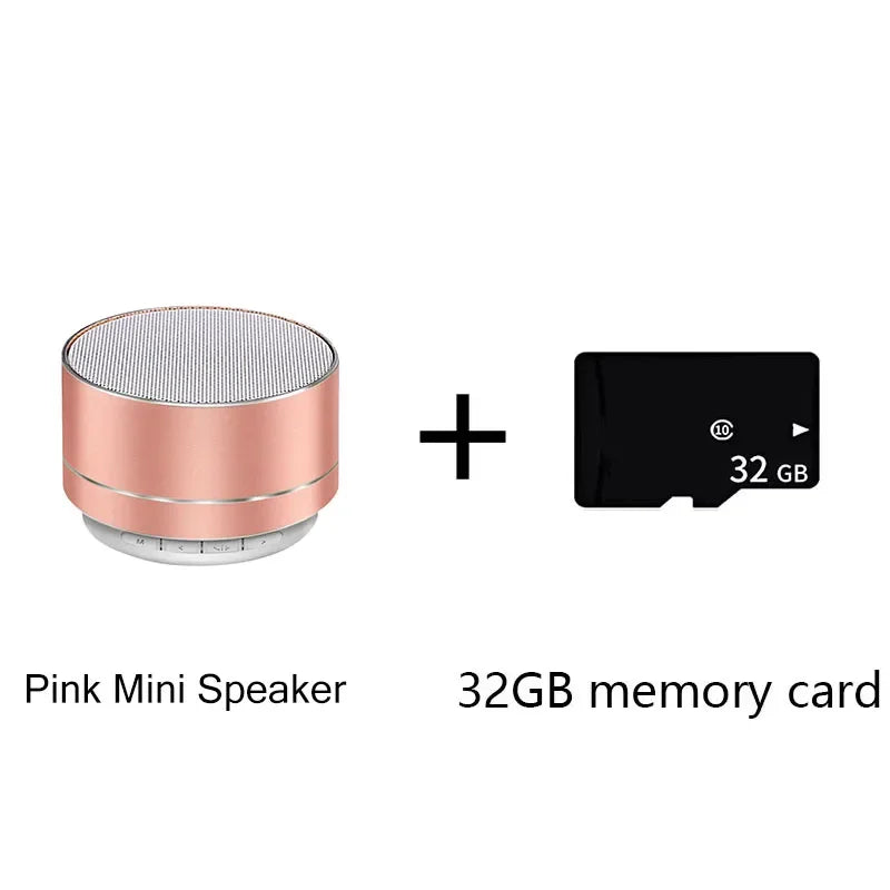 2025 Portable A10 Wireless Bluetooth Mini Speaker Small Steel Cannon Subwoofer  Colorful  Mini Gift Card Bluetooth Speaker