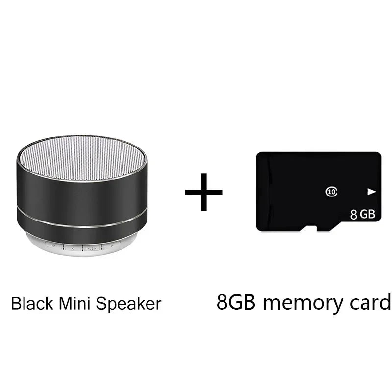 2025 Portable A10 Wireless Bluetooth Mini Speaker Small Steel Cannon Subwoofer  Colorful  Mini Gift Card Bluetooth Speaker