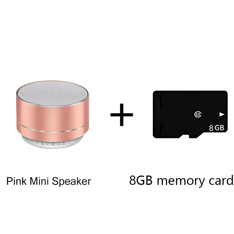 2025 Portable A10 Wireless Bluetooth Mini Speaker Small Steel Cannon Subwoofer  Colorful  Mini Gift Card Bluetooth Speaker