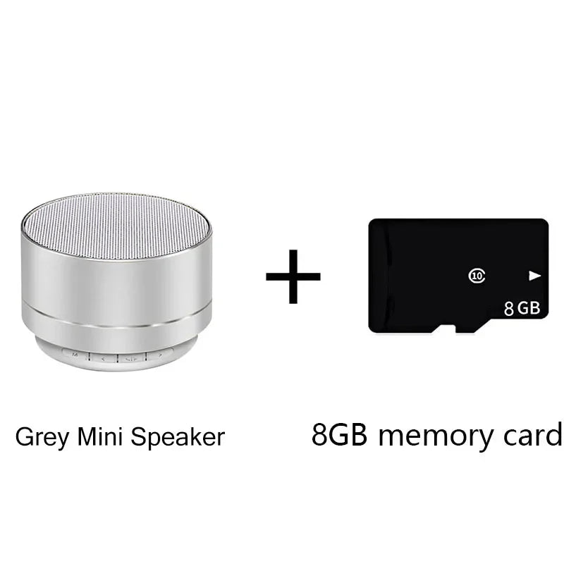 2025 Portable A10 Wireless Bluetooth Mini Speaker Small Steel Cannon Subwoofer  Colorful  Mini Gift Card Bluetooth Speaker
