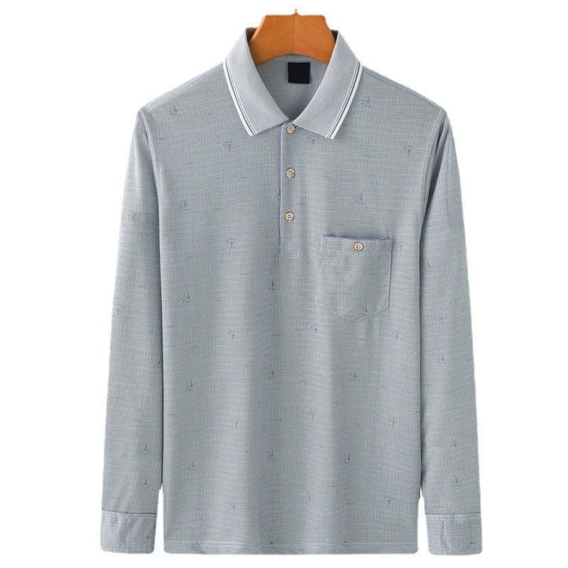 Long-sleeved T-shirt With Thin Spring And Autumn Lapels