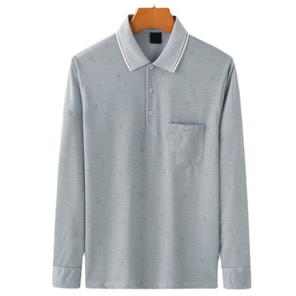 Long-sleeved T-shirt With Thin Spring And Autumn Lapels
