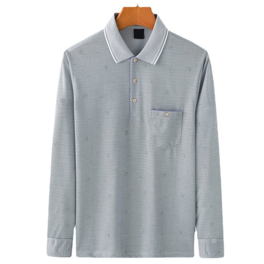 Long-sleeved T-shirt With Thin Spring And Autumn Lapels