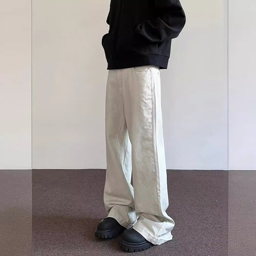 Distressed White Profile Casual Jeans