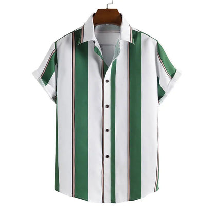 Men's Casual Fashion Personalized Striped Shirt
