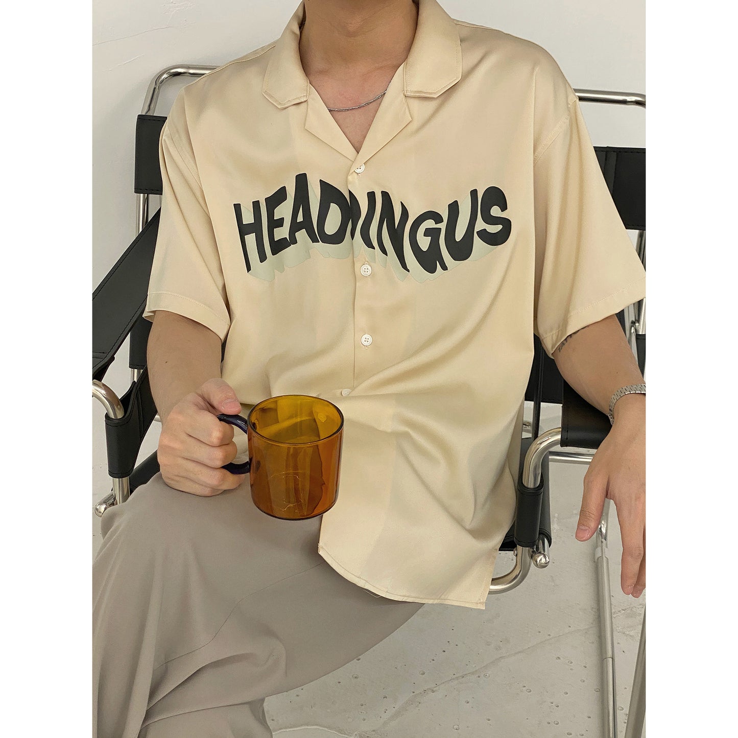 19studio South Korean Hong Kong Style Shirt