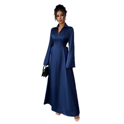 Elegant Casual Style Long Sleeve Dress