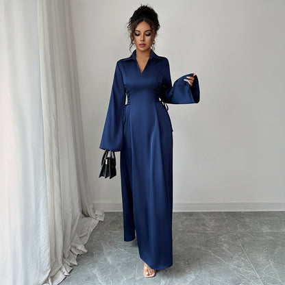 Elegant Casual Style Long Sleeve Dress